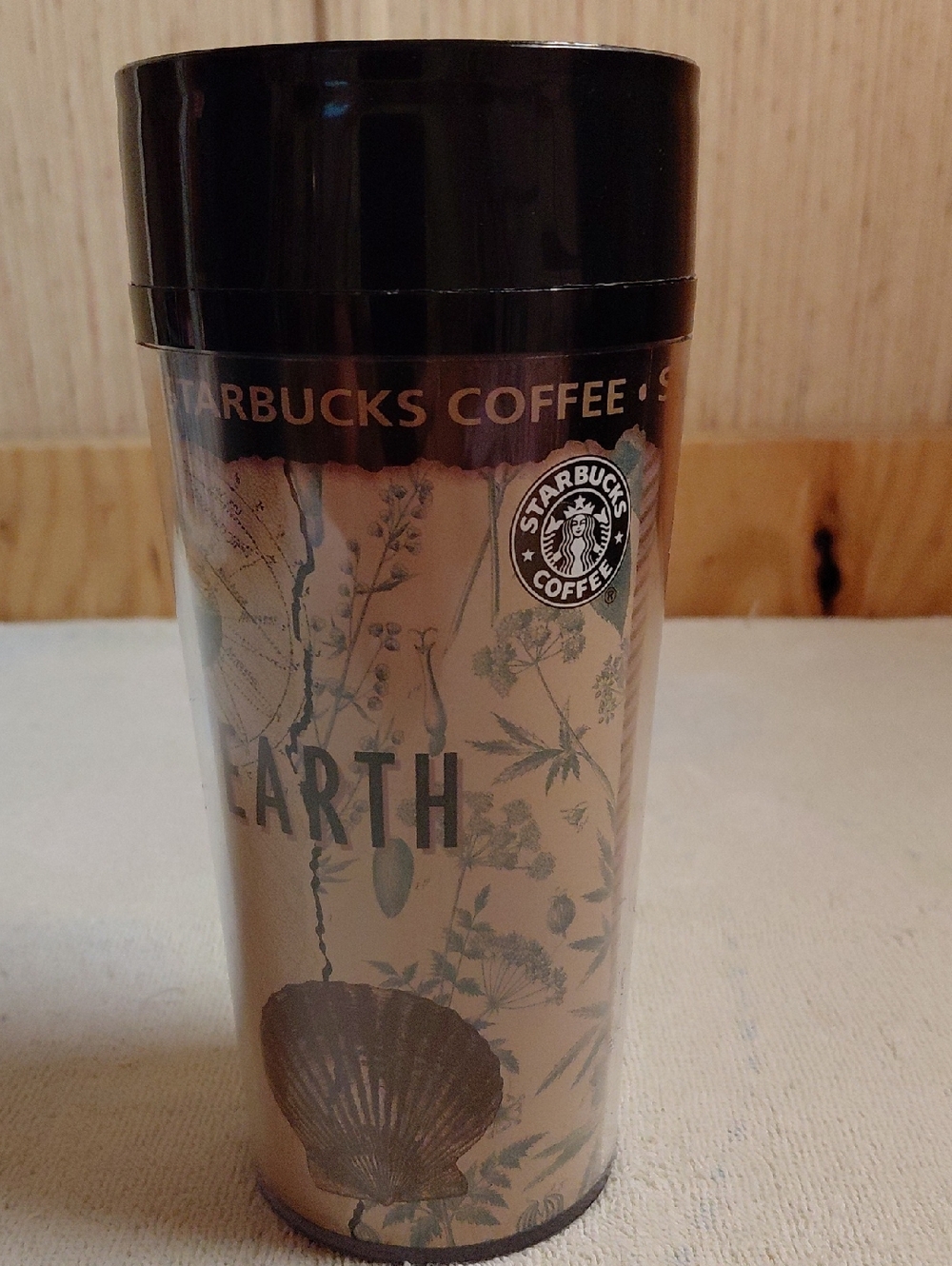 Starbucks Vintage "Air, Water, Earth" Travel Tumbler, 16 Oz.